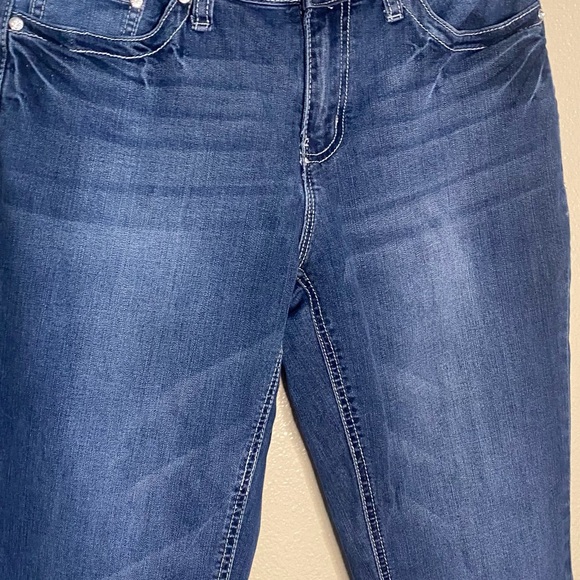 Earl Jeans Classic Blue Women's Slim Bootcut Jeans size 10 - Picture 2 of 12